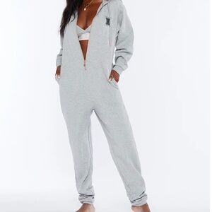 FOREVER SAVAGE HOODED ONESIE